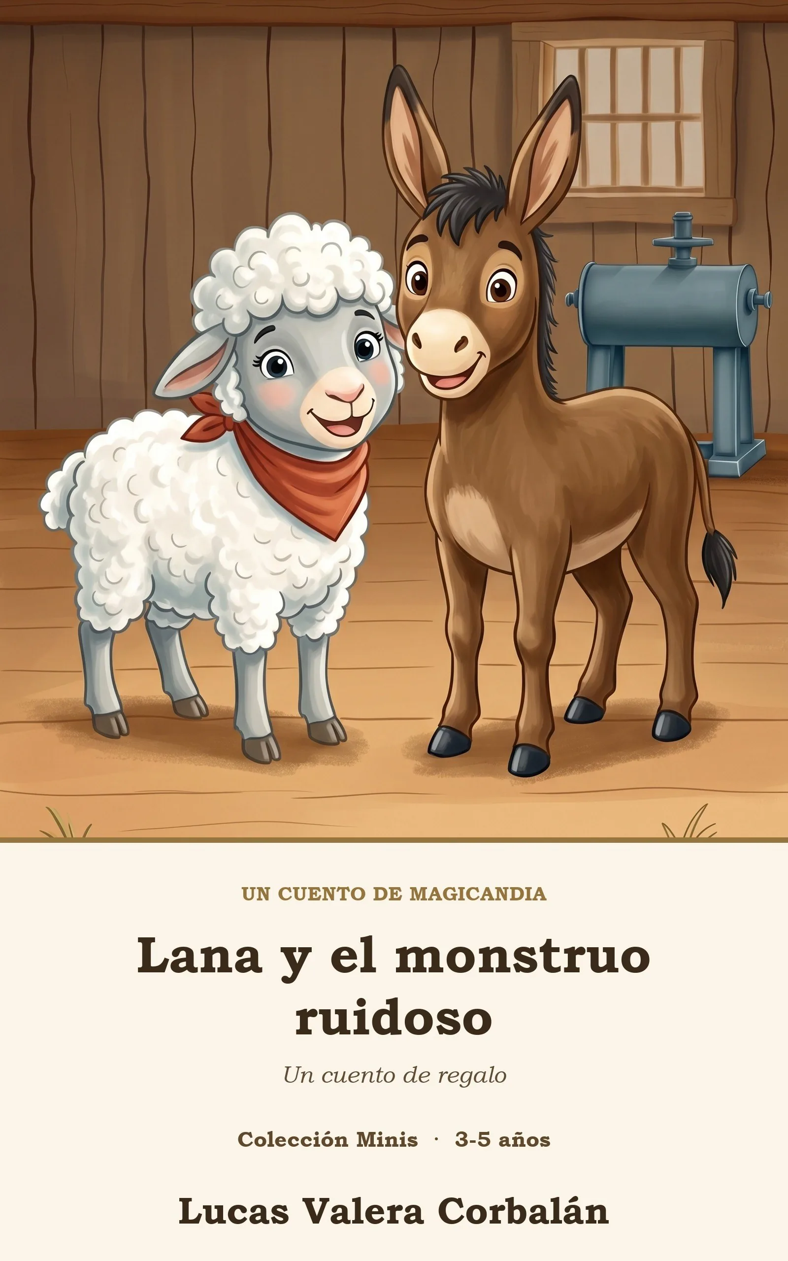 Cubierta de Lana y el monstruo ruidoso